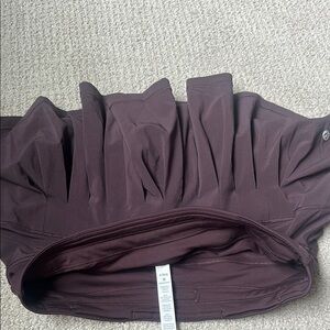 Lululemon Ruffled skort size 4 Deep purple